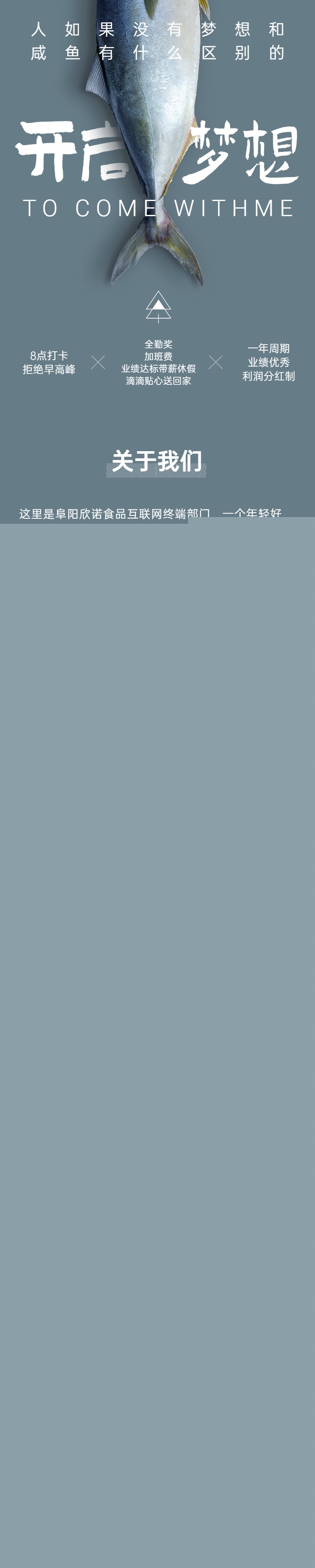 阜阳欣诺食品互联网终端部门招聘信息